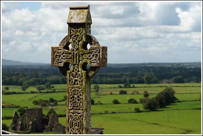 High crosses were common in Early Medieval Ireland. They were decorated with scenes from the New Testament which could teach about Christian beliefs.