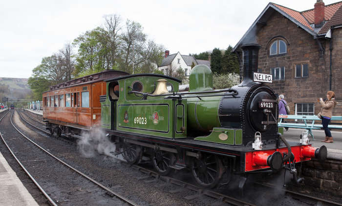 Originally designed by Wilson Worsdell as Class E1 in 1885 two further batches were built, one by the LNER and the last by British Railways in 1951 - a robust little loco intended as a pilot and yard shunter. Newcastle pilot 69023 is owned by NELPG