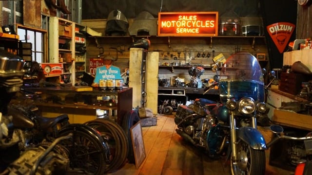 Inside Swim's Shop - a lot of the things inside were in the original Swim's Store in Energy, Illinois.