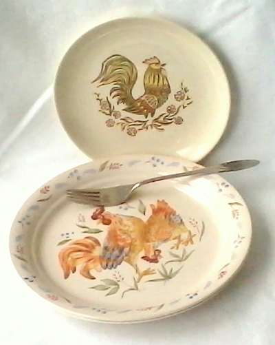 Hen & Rooster Seven Piece Kitchen Set Pink