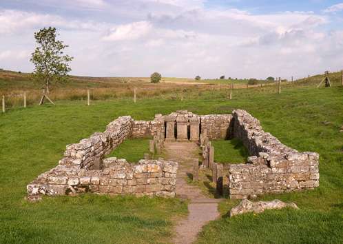 A mithraeum or temple to the god Mithras, an eastern empire war god adoped by Roman legions - the ruins of a temple of Mithras can be seen in the City of London near the Mansion House