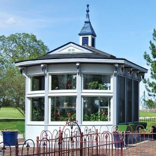 Story Book Garden Shed with Big Windows