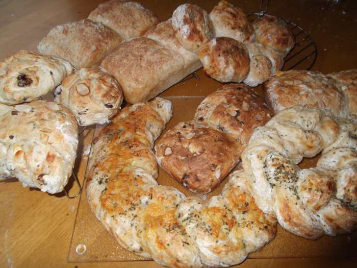 Breads baked in my solar oven are lighter in colour than those baked in the traditional gas oven.