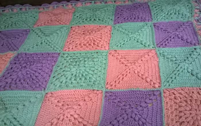 Here is an example of my own Hugs and Kisses Blanket Design. With X and O pattern all done using double crochet variety design