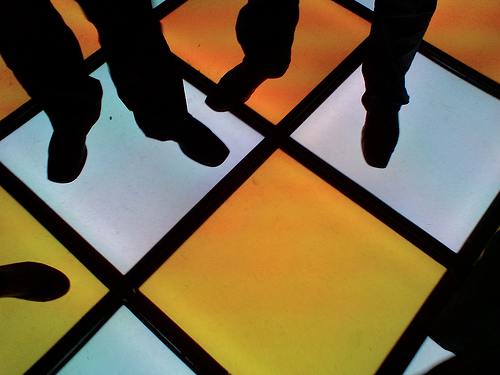 People who want to dance tend to stay near the dance floor, those who don't want to dance usually stay far away from it