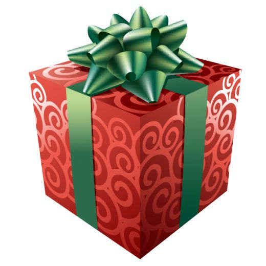 Christmas presents are usually nicely gift wrapped with bows and string, attached with gift tags.