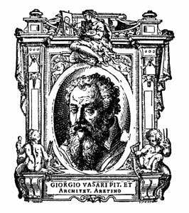 The portrait of Giorgio Vasari. In the second edition of the Lives, Vasari had added a portrait such as this for every artist.