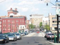 Once lively with flourishing businesses, Binghamton's Main Street illustrates a cliché: you could fire a cannon down it and not hit anything.