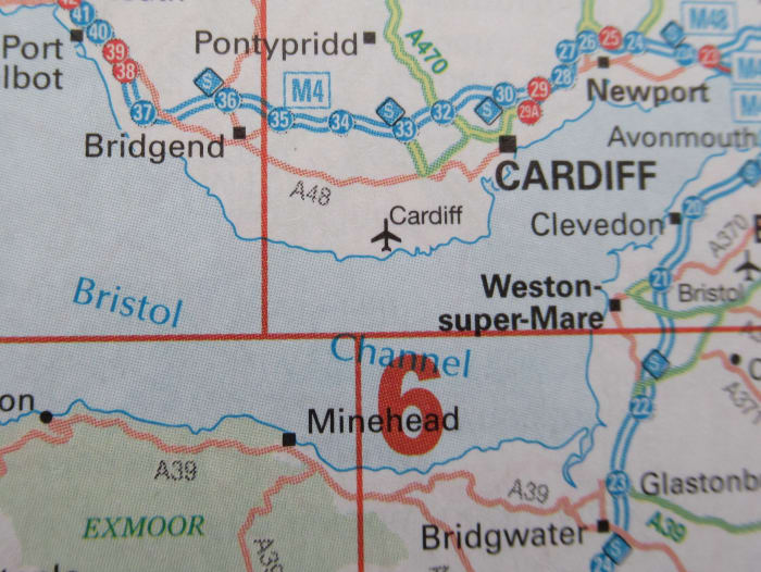 Burnham-on-Sea is just south of Weston-super-Mare, on the North/South coastline