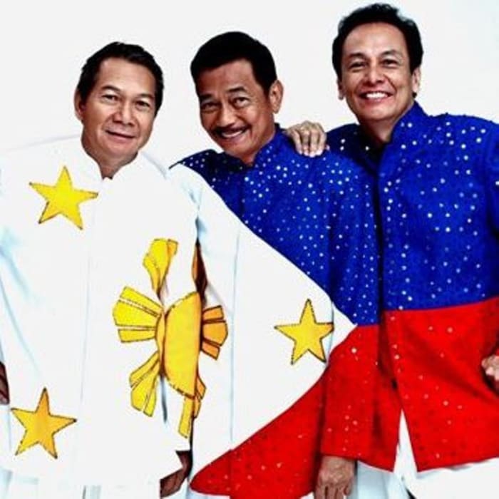 The APO Hiking Society (left to right) : Boboy Garovillo, Danny Javier and Jim Paredes