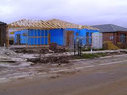 This is another typical low-set brick-veneer house, this house has been insulated with building paper, also see the details below.