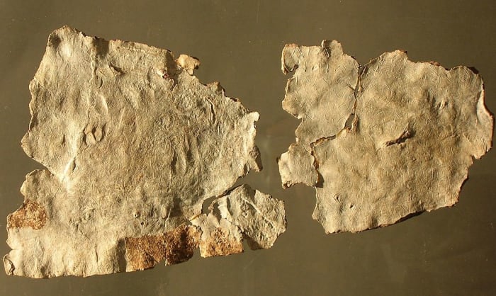 Larzac tablet (c. 100 AD) found in 1983 in southern France. Longest known Gaulish text ever found.