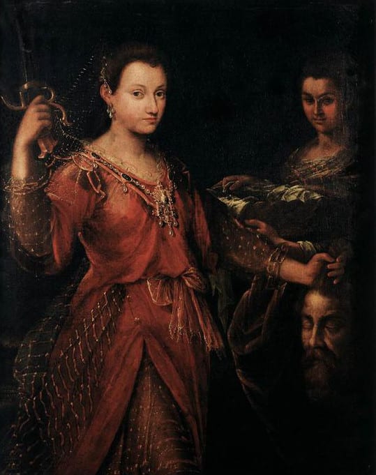 L. Fontana, Judith with the Head of Holofernes (1600), Bologna Oratorio di San Pellegrino