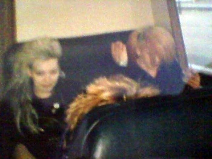 Me on the train for a night out in another town (I presume Manchester) sitting next to my friend Michael (Dowie) though I am not sure where we were going on this occasion