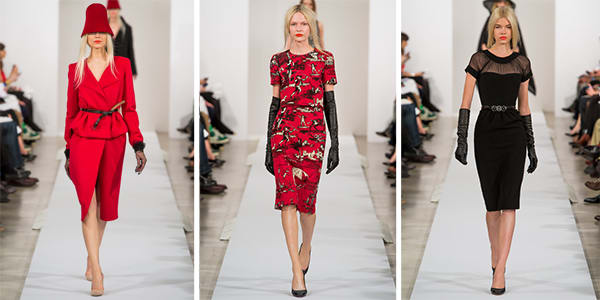 Oscar de la Renta dresses. I like his knee length dresses rather than mini-skirts as they are more flattering to a woman.