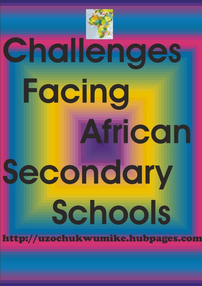 The problems that African secondary schools are facing-illustration. The secondary schools in Africa are not in good state.