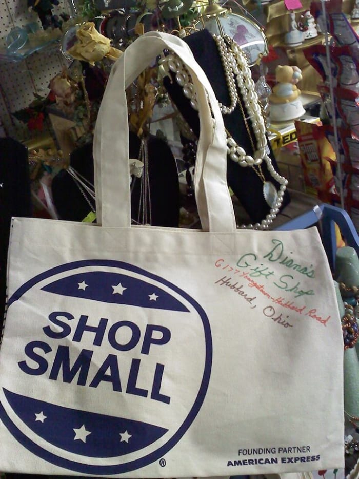 The first 15 customers in the door for this Small Business Saturday today will get a cotton tote bag to reuse here at my shop and everywhere.