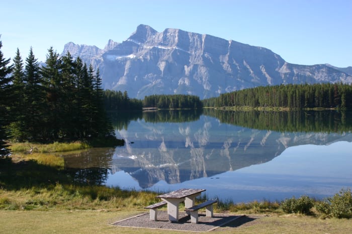 The perfect camping site is where all the family is