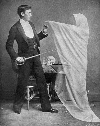 Photo from "Hours with the Ghosts or, Nineteenth Century Witchcraft" by Henry Ridgely Evans, 1891
