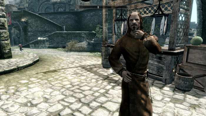 Improved NPC clothing using the Skyrim mod 2X Clothing Re-Mix – Kobayashi’s Mix. Picture courtesy of Skyrim Nexus, Bethesda and Zenimax.