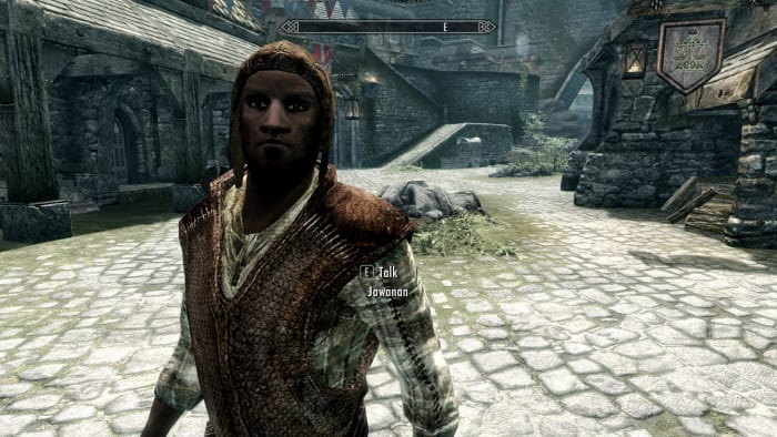 Improved NPC clothing using the Skyrim mod 2X Clothing Re-Mix – Kobayashi’s Mix. Picture courtesy of Skyrim Nexus, Bethesda and Zenimax.