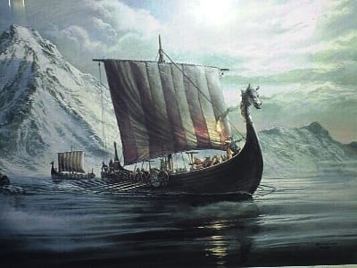 A Viking ship was faster than any other ships in the world at that time.
