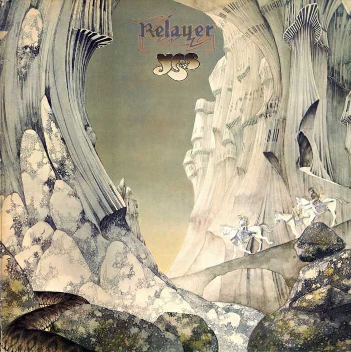 Yes "Relayer" Atlantic Records SD 18122 12" LP Vinyl Record, US Pressing (1974) Gatefold Album Cover Art & Design by Roger Dean