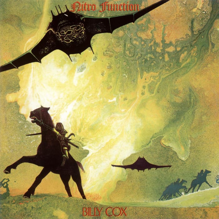 Billy Cox "Nitro Function" PYE International Records 12" LP Vinyl Record, UK Pressing (1972) Album Cover Art & Design by Roger Dean