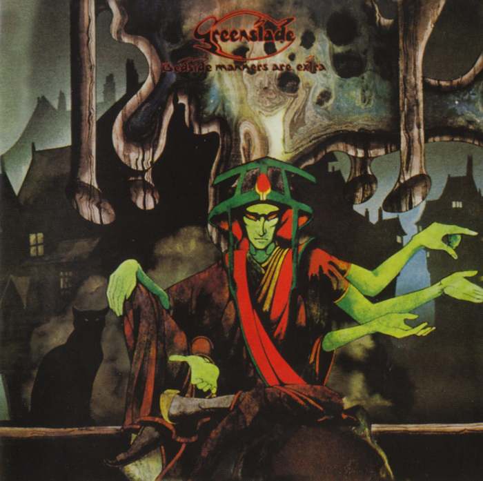 Greenslade "Bedside Manners Are Extra" Warner Brothers Records K46259 12" LP Vinyl Record, UK Pressing (1973) Gatefold Album Cover Art by Roger Dean