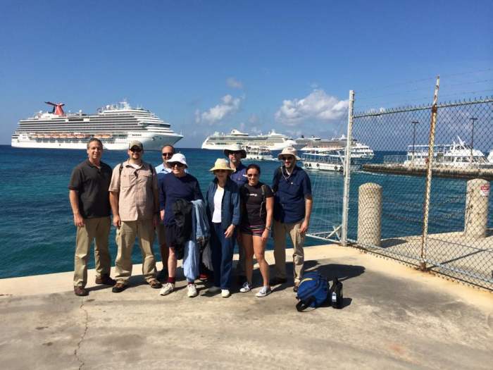 Former President Jimmy Carter visited the Stingrays with Capt. Marvin's today. Crew was Glen, Derrin, Roy as the photographer also pictured are Charles (Marvin Jr) Anna and Ronnie.