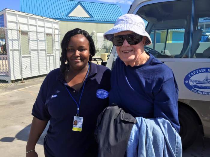 Former President Jimmy Carter visited the Stingrays with Capt. Marvin's recently. Crew was Glen, Derrin, Roy as the photographer, Charles (Marvin Jr) Anna and Ronnie.