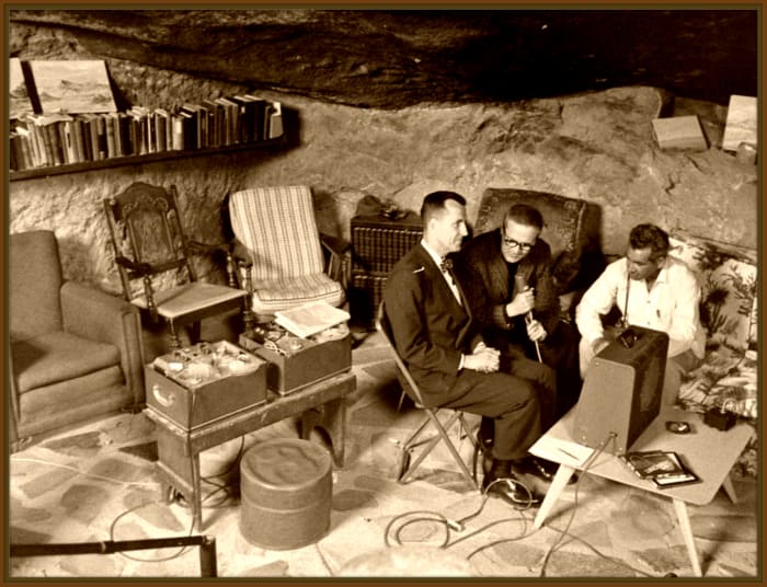 George subterranean home during the 1950s under Giant Rock was a hot bed of activity with radio broadcast's and interviews with notable men and women in the UFO field.