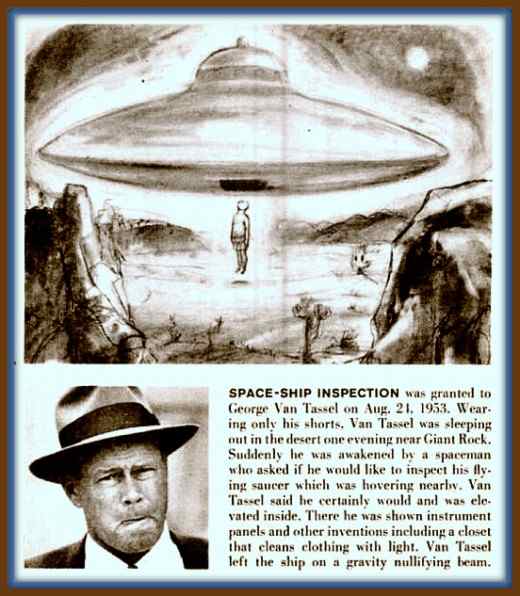 George greeted the saucer beings with thoughts of love and receive them as friends, not with jets and guns and fear. These were the ancient Venusian's coming to warn mankind through time and space of what had occurred on their once Eden world.