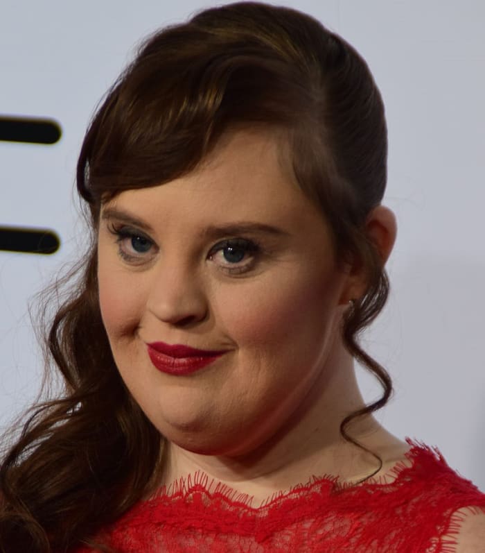 Jamie Brewer, actress and the first model with Down Syndrome to walk the New York Fashion Week catwalk