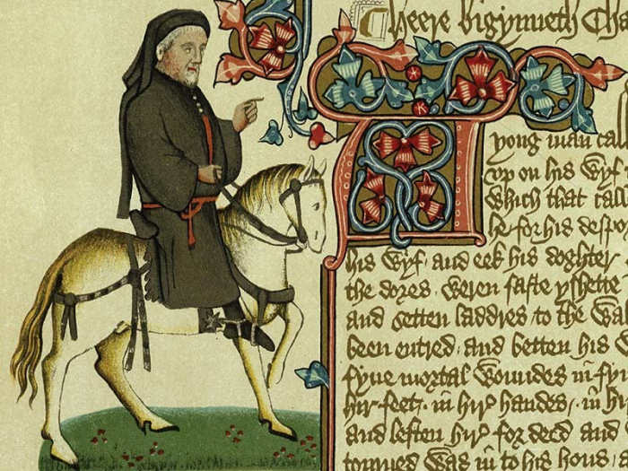 Geoffrey Chaucer, author of 'Canterbbury Tales', chronicled the bringing together of several characters on their pilgrimage quest for salvation at Canterbury Cathedral