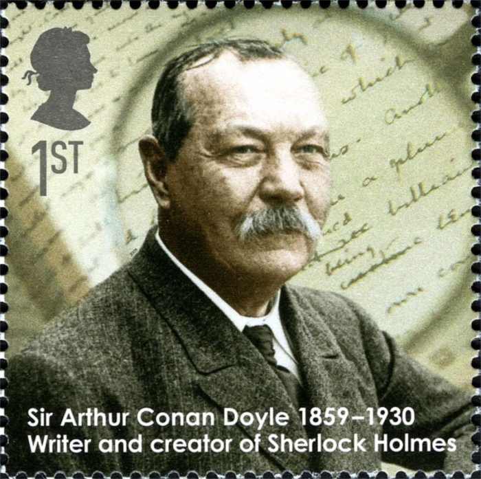 Sir Arthur Conan Doyle, surgeon and author who created Sherlock Holmes through the eyes of his friend Doctor Watson, originally published in Strand Magazine