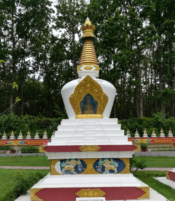 Tibetan Buddhism - Stupas Depicting Major Events In The Life Of The ...