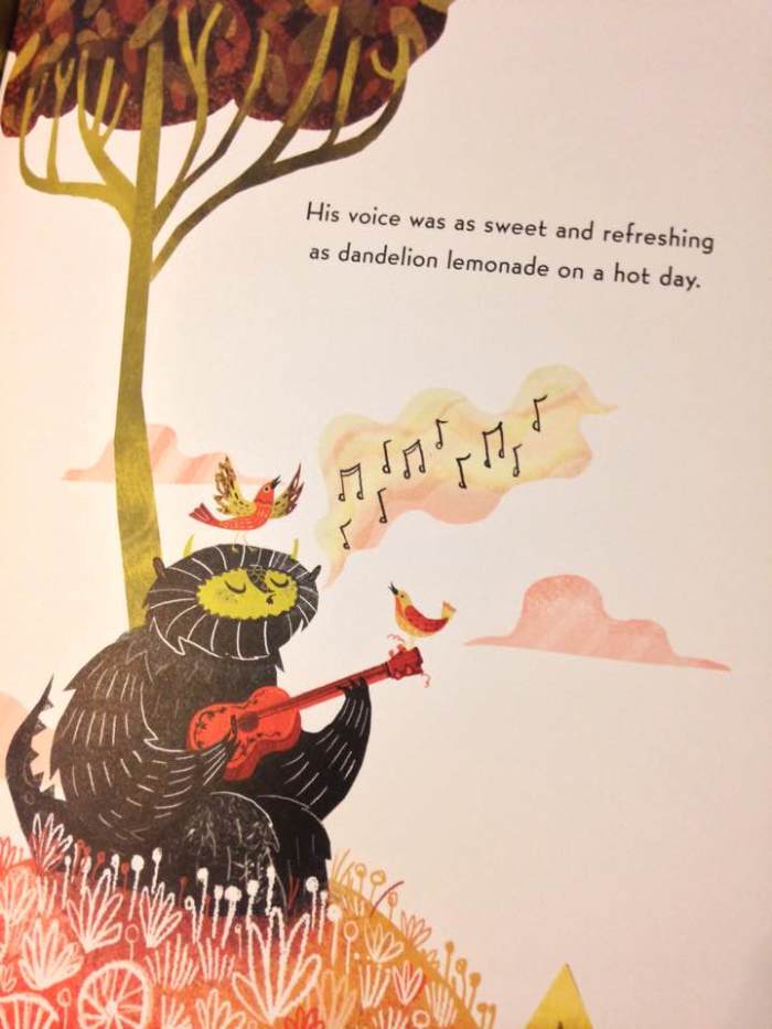 Maurice's sweet voice makes him different from the other beasts.