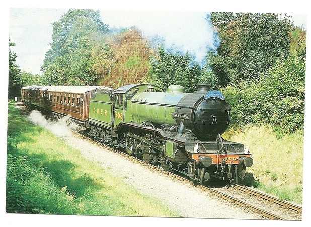 Gresley Class K4 2-6-0, 'The Great Marquess' is seen here with a steam tour in the 1960s after being bought for preservation by Viscount Garnock - they were designed for the West Highland line fish trains to Glasgow