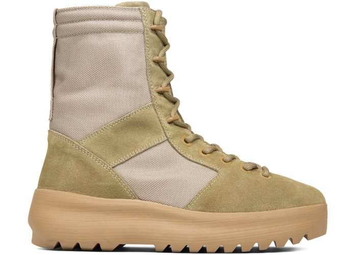 Yeezy has modified the combat boot to make it more consumer friendly, using the utilitarian vibe to be both useful and fashionable