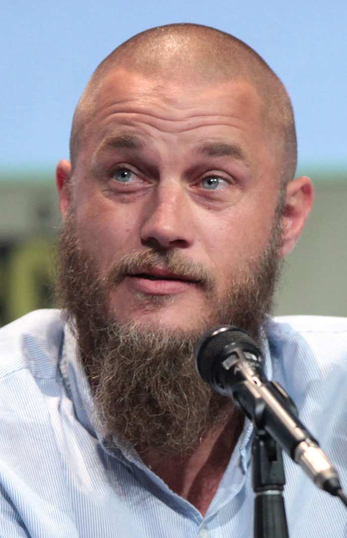 Travis Fimmel playing Lagnar Lothbrok