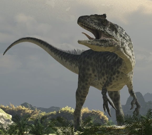 a large dinosaur