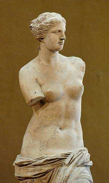 Venus de Milo, Roman Goddess of Love (photo courtesy of WikiPedia.org - http://en.wikipedia.org/wiki/File:Venus_de_Milo_Louvre_Ma399_n4.jpg)
