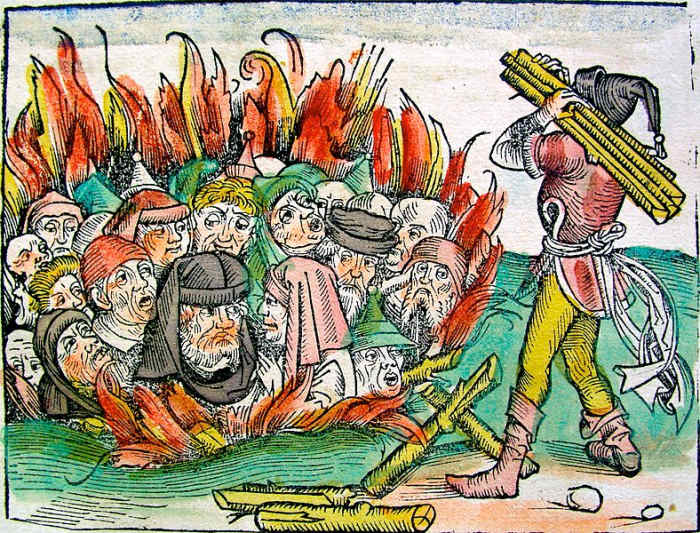 The persecution of Jews during the Black Death happened across mainland Europe