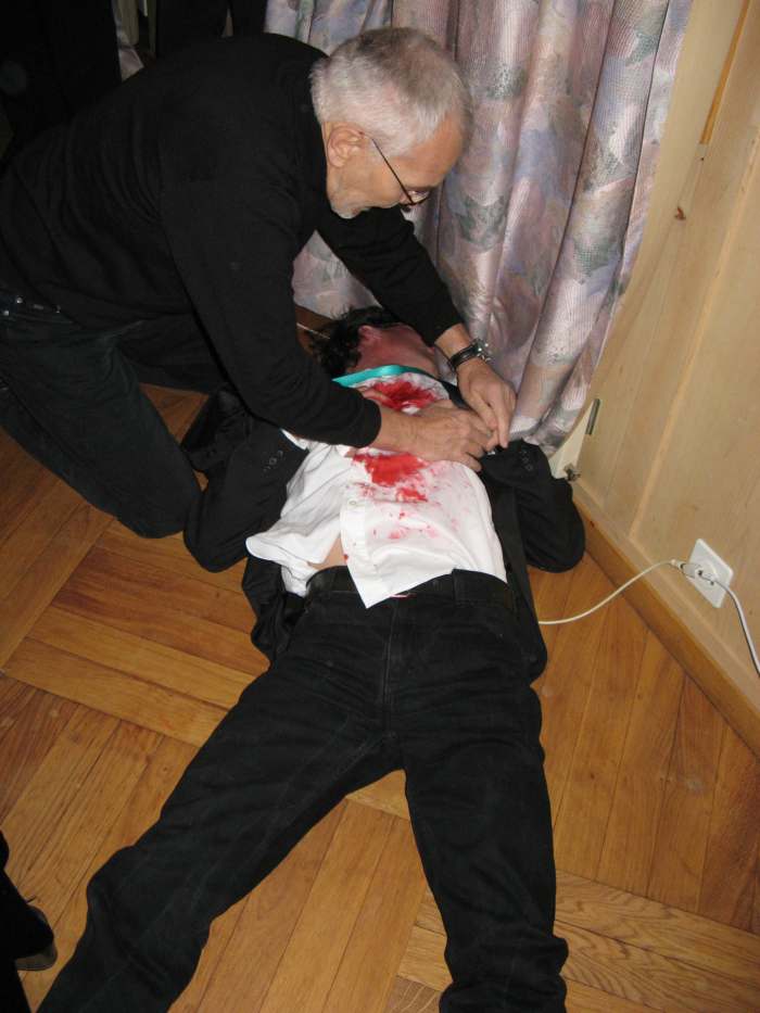 Image of a murder mystery victim