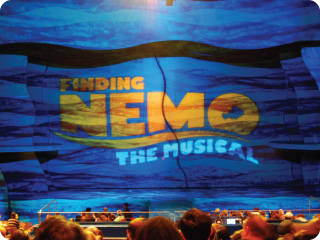 The ocean-like special effects to the Finding Nemo - The Musical set help draw the audience into the retelling.