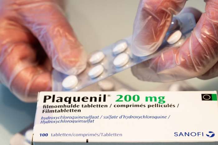 Plaquenil, a brand name of Hydroxychloroquine produced by Sanofi, a Paris-based pharmaceutical company in which Trump has a small amount of stakes via mutual funds