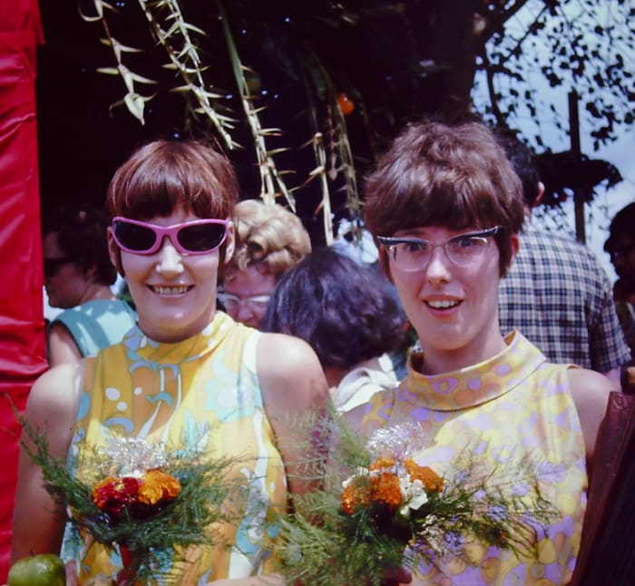 I am on the right as you look at the photo just 20 years old at the beginning of my adventure