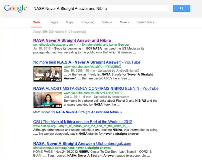 I notice am uptick in readers and when searching for my article found that it was number one, a rare honor!