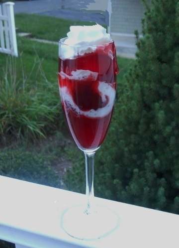 Make a Parfait -- Let the Danish Dessert Cool A Little First, Then It With Layer Non-Dairy Creamer